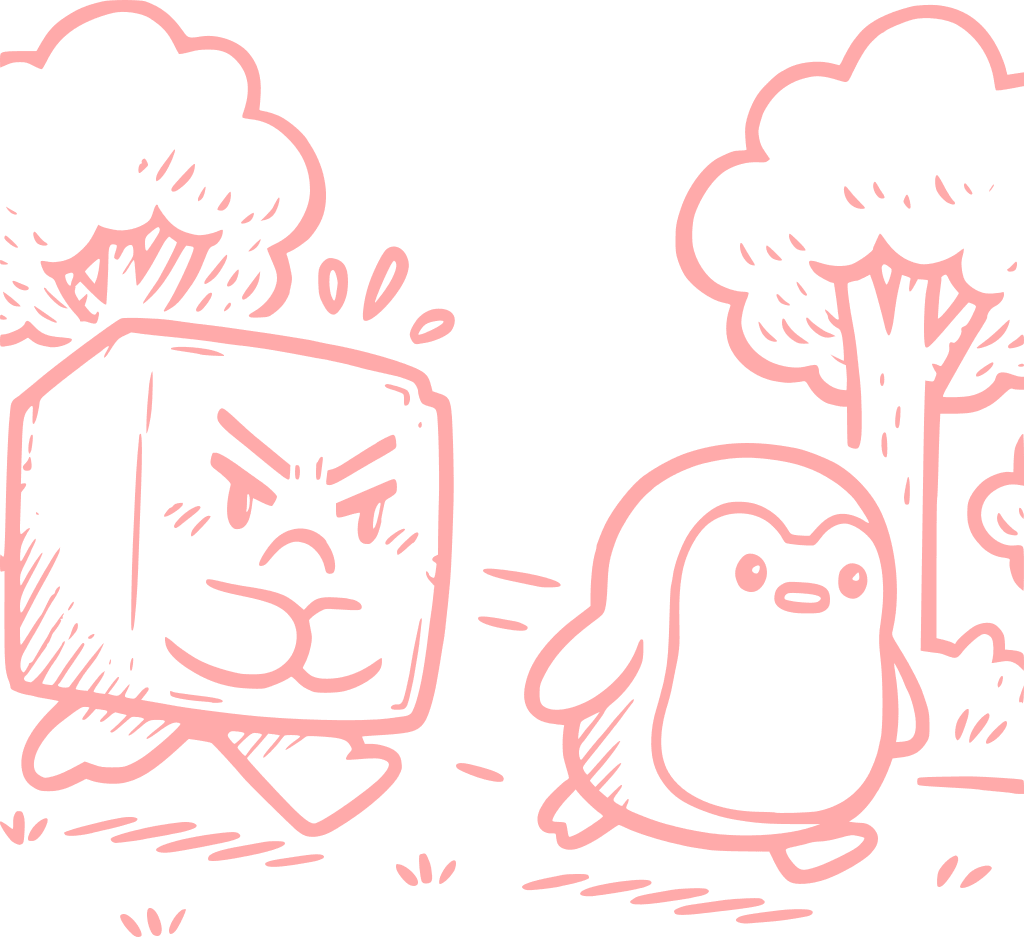 Big background pengu